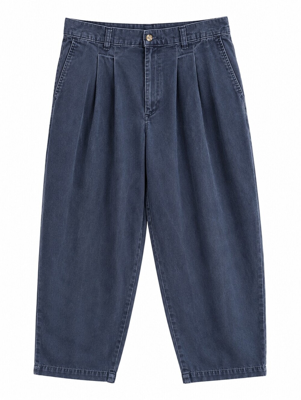 Falls Creek 30x30 Pleated Pants Faded Navy 90s Blokecore Grandpa Baggy